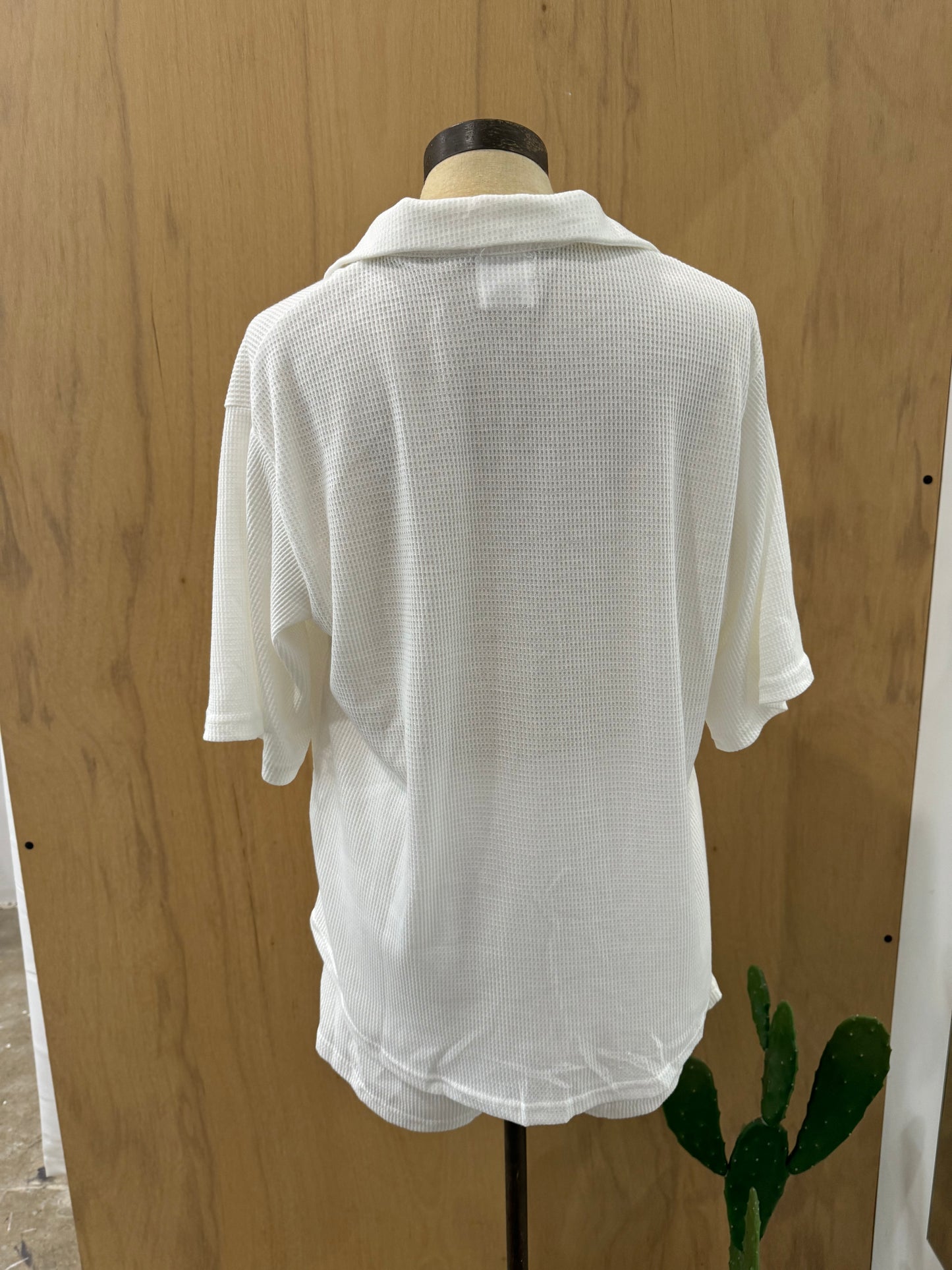 By Frankie Waffle Knit Set – White