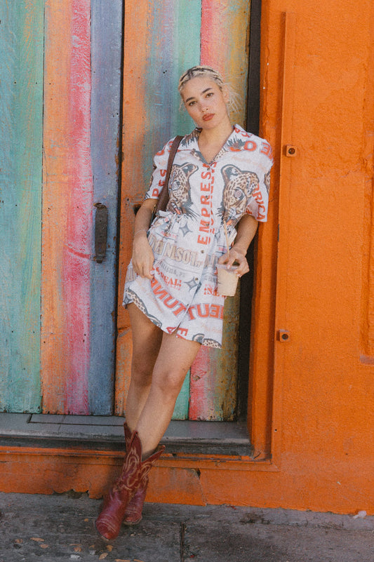 The Cinch Button Down Dress