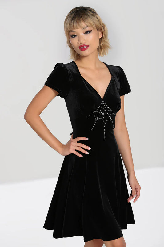 Morticia Dress Black