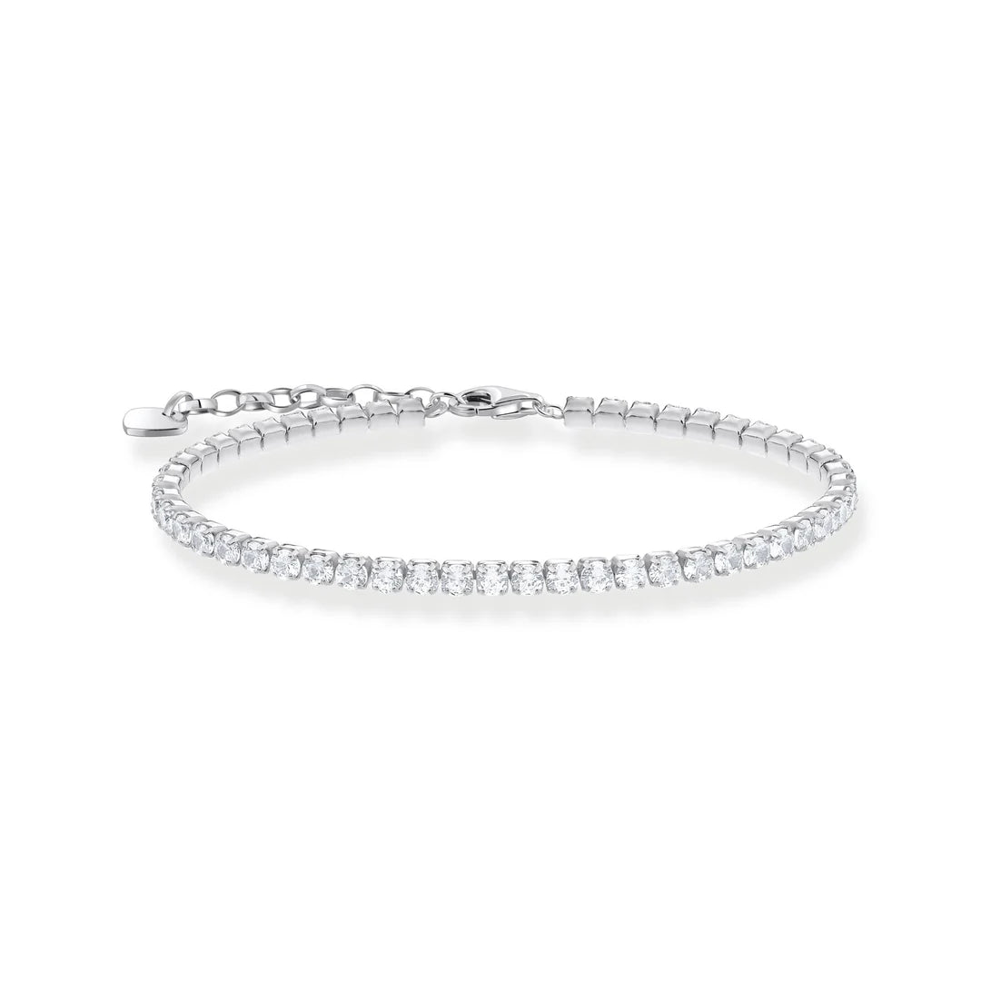 Thomas Sabo Tennis Bracelet with White Zirconia 18-21cm