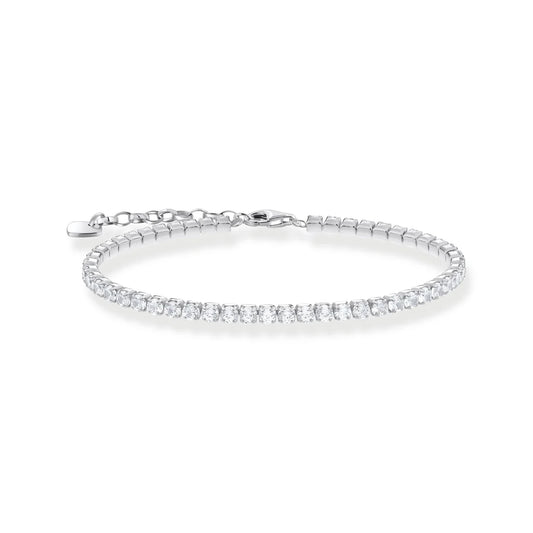 Thomas Sabo Tennis Bracelet with White Zirconia 18-21cm